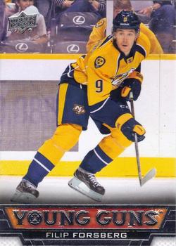 #451 Filip Forsberg - Nashville Predators - 2013-14 Upper Deck Hockey