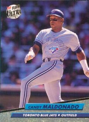 #451 Candy Maldonado - Toronto Blue Jays - 1992 Ultra Baseball
