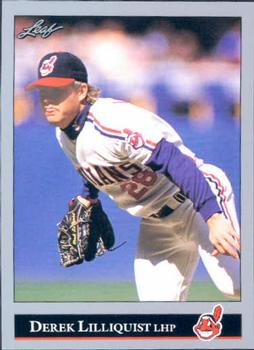 #451 Derek Lilliquist - Cleveland Indians - 1992 Leaf Baseball