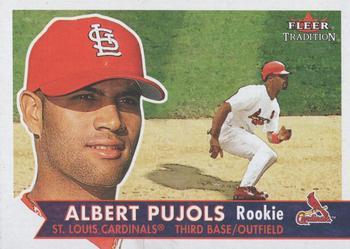 #451 Albert Pujols - St. Louis Cardinals - 2001 Fleer Tradition Baseball