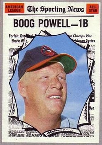 #451 Boog Powell - Baltimore Orioles - 1970 Topps Baseball