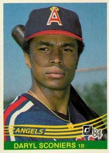 #451 Daryl Sconiers - California Angels - 1984 Donruss Baseball