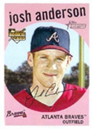 #451 Josh Anderson - Atlanta Braves - 2008 Topps Heritage Baseball
