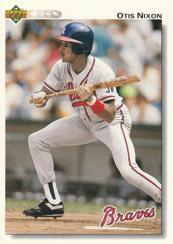 #451 Otis Nixon - Atlanta Braves - 1992 Upper Deck Baseball