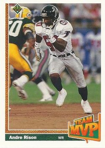 #451 Andre Rison - Atlanta Falcons - 1991 Upper Deck Football