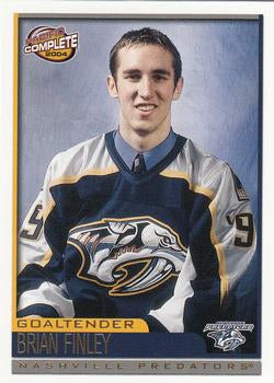 #452 Brian Finley - Nashville Predators - 2003-04 Pacific Complete Hockey