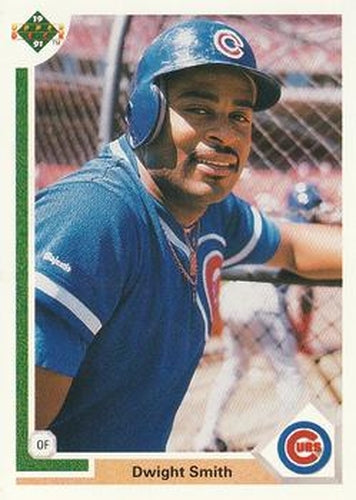 #452 Dwight Smith - Chicago Cubs - 1991 Upper Deck Baseball