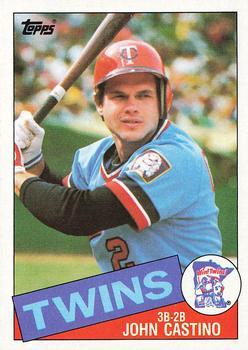 #452 John Castino - Minnesota Twins - 1985 Topps Baseball