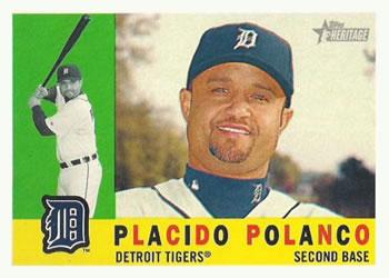 #452 Placido Polanco - Detroit Tigers - 2009 Topps Heritage Baseball