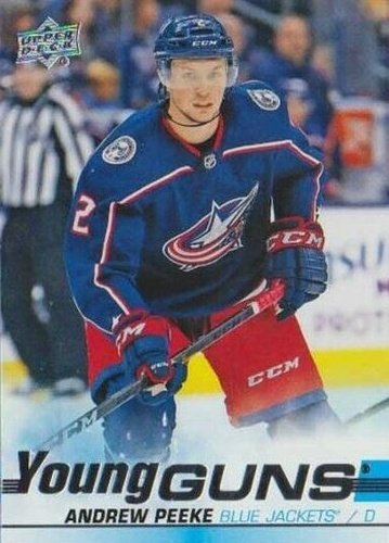 #452 Andrew Peeke - Columbus Blue Jackets - 2019-20 Upper Deck Hockey