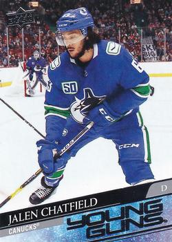 #452 Jalen Chatfield - Vancouver Canucks - 2020-21 Upper Deck Hockey