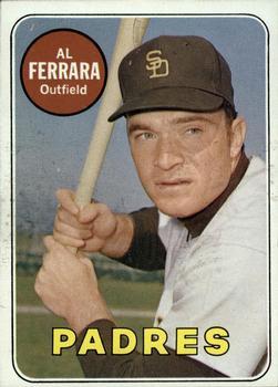 #452b Al Ferrara - San Diego Padres - 1969 Topps Baseball