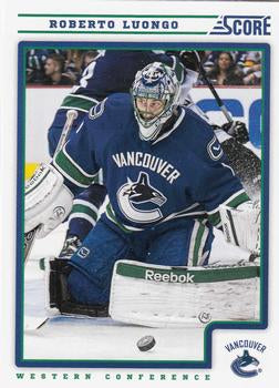 #453 Roberto Luongo - Vancouver Canucks - 2012-13 Score Hockey