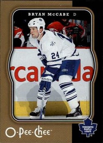 #453 Bryan McCabe - Toronto Maple Leafs - 2007-08 O-Pee-Chee Hockey