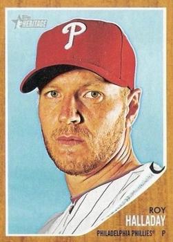 #453 Roy Halladay - Philadelphia Phillies - 2011 Topps Heritage Baseball