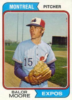 #453 Balor Moore - Montreal Expos - 1974 Topps Baseball