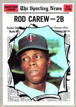#453 Rod Carew - Minnesota Twins - 1970 Topps Baseball