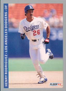#453 Henry Rodriguez - Los Angeles Dodgers - 1993 Fleer Baseball