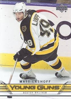 #453 Matt Lashoff - Boston Bruins - 2006-07 Upper Deck Hockey