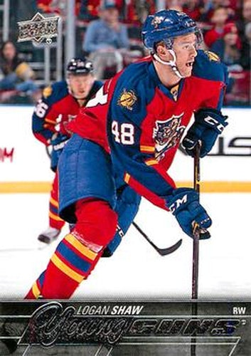 #454 Logan Shaw - Florida Panthers - 2015-16 Upper Deck Hockey