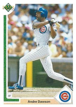 #454 Andre Dawson - Chicago Cubs - 1991 Upper Deck Baseball