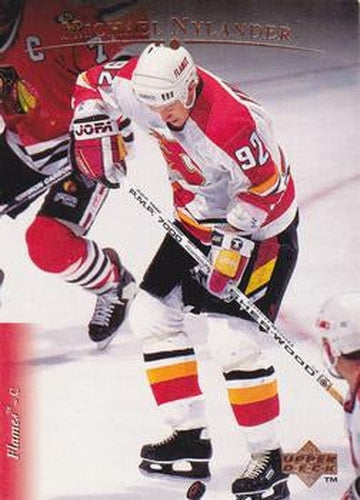 #454 Michael Nylander - Calgary Flames - 1995-96 Upper Deck Hockey