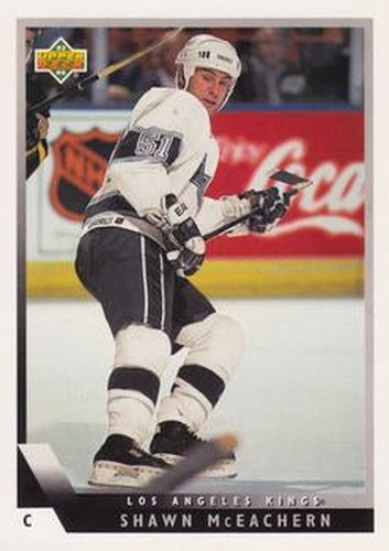 #454 Shawn McEachern - Los Angeles Kings - 1993-94 Upper Deck Hockey