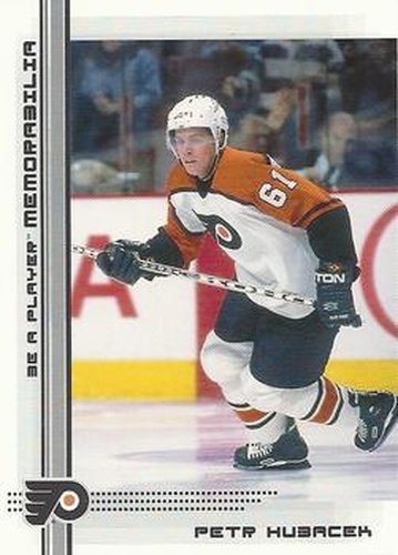 #454 Petr Hubacek - Philadelphia Flyers - 2000-01 Be a Player Memorabilia Hockey
