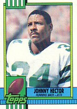 #454 Johnny Hector - New York Jets - 1990 Topps Football