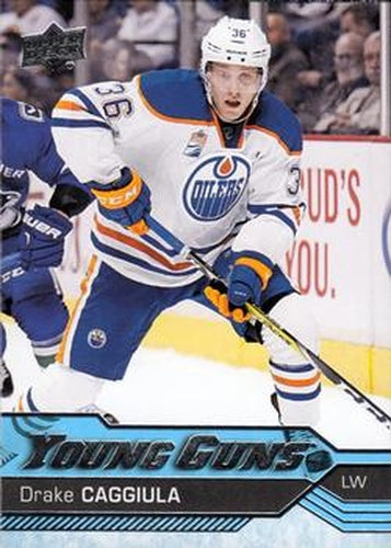 #455 Drake Caggiula - Edmonton Oilers - 2016-17 Upper Deck Hockey