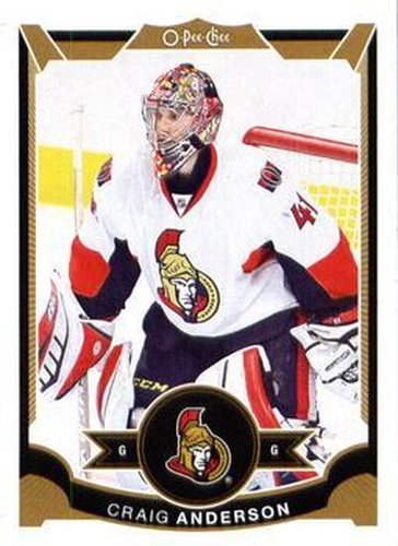 #455 Craig Anderson - Ottawa Senators - 2015-16 O-Pee-Chee Hockey