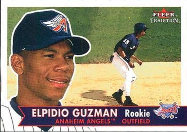 #455 Elpidio Guzman - Anaheim Angels - 2001 Fleer Tradition Baseball