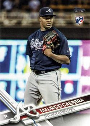 #455 Mauricio Cabrera - Atlanta Braves - 2017 Topps Baseball