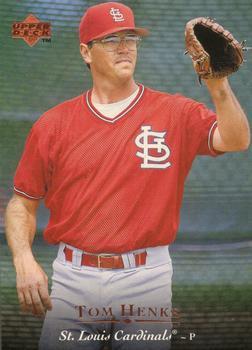 #455 Tom Henke - St. Louis Cardinals - 1995 Upper Deck Baseball