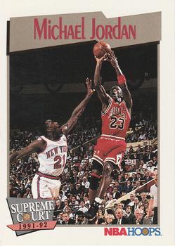 #455 Michael Jordan - Chicago Bulls - 1991-92 Hoops Basketball