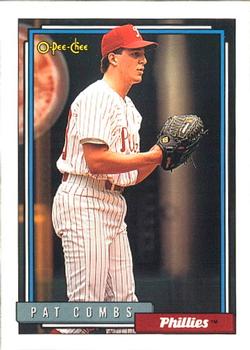 #456 Pat Combs - Philadelphia Phillies - 1992 O-Pee-Chee Baseball