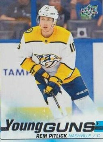 #456 Rem Pitlick - Nashville Predators - 2019-20 Upper Deck Hockey