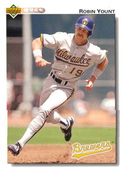#456 Robin Yount - Milwaukee Brewers - 1992 Upper Deck Baseball