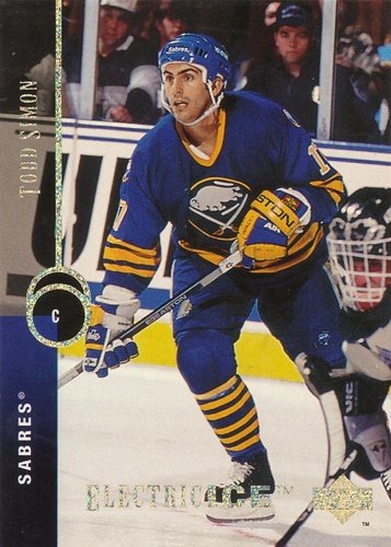 #456 Todd Simon - Buffalo Sabres - 1994-95 Upper Deck Hockey - Electric Ice