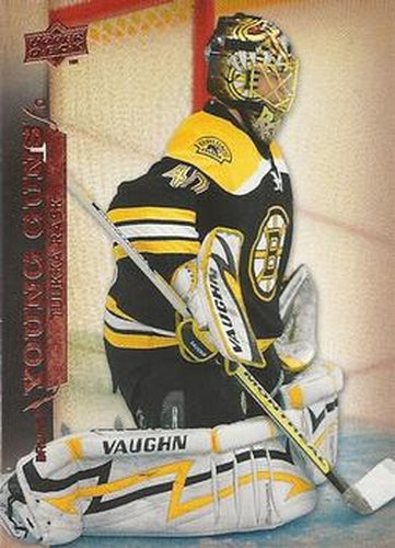 #456 Tuukka Rask - Boston Bruins - 2007-08 Upper Deck Hockey