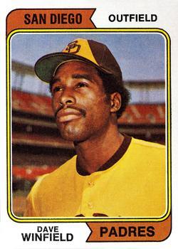 #456 Dave Winfield - San Diego Padres - 1974 Topps Baseball