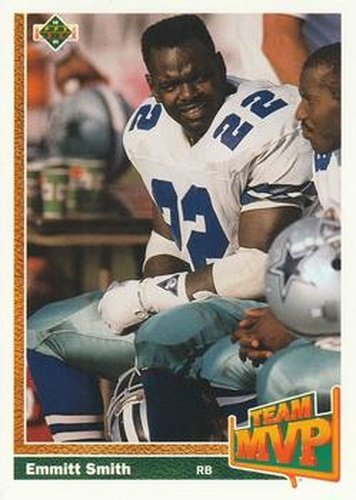 #456 Emmitt Smith - Dallas Cowboys - 1991 Upper Deck Football
