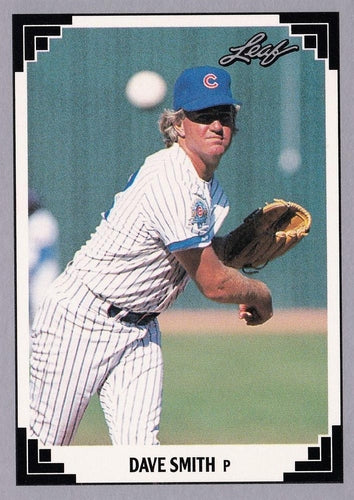 #456 Dave Smith - Chicago Cubs - 1991 Leaf Baseball