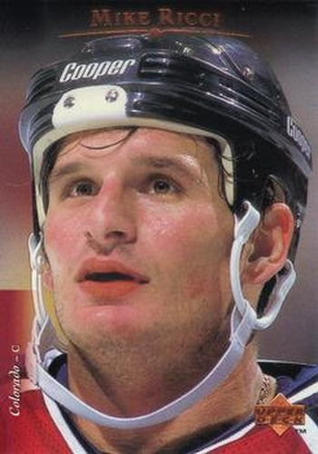 #457 Mike Ricci - Colorado Avalanche - 1995-96 Upper Deck Hockey