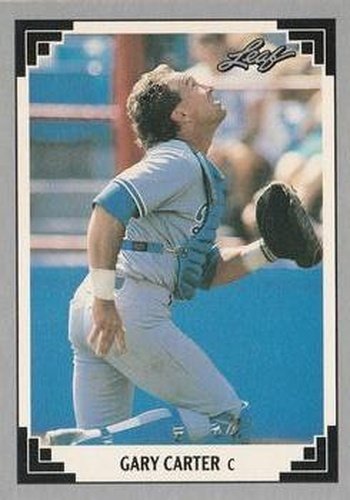 #457 Gary Carter - Los Angeles Dodgers - 1991 Leaf Baseball