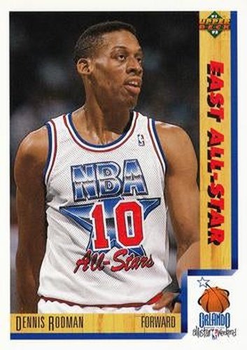 #457 Dennis Rodman - Detroit Pistons - 1991-92 Upper Deck Basketball