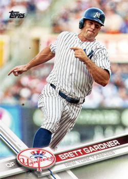 #457 Brett Gardner - New York Yankees - 2017 Topps Baseball