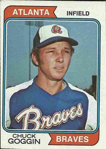 #457 Chuck Goggin - Atlanta Braves - 1974 Topps Baseball
