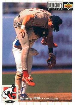 #457 Geronimo Pena - St. Louis Cardinals - 1994 Collector's Choice Baseball