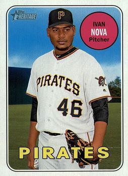 #457 Ivan Nova - Pittsburgh Pirates - 2018 Topps Heritage Baseball